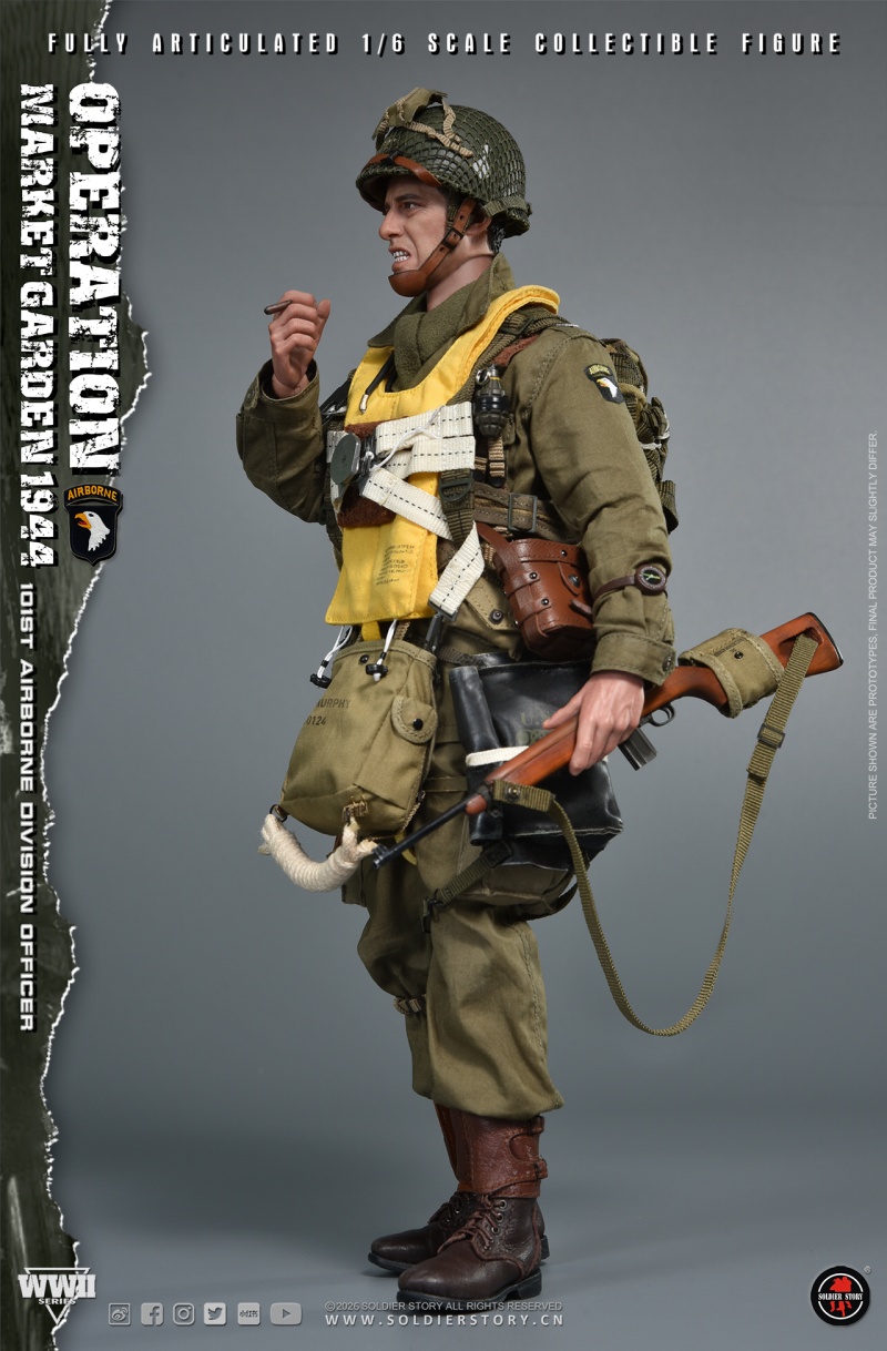 U.S. Army 101st Airborne Division Officer - WWII Operation Market Garden - in 1:6 scale