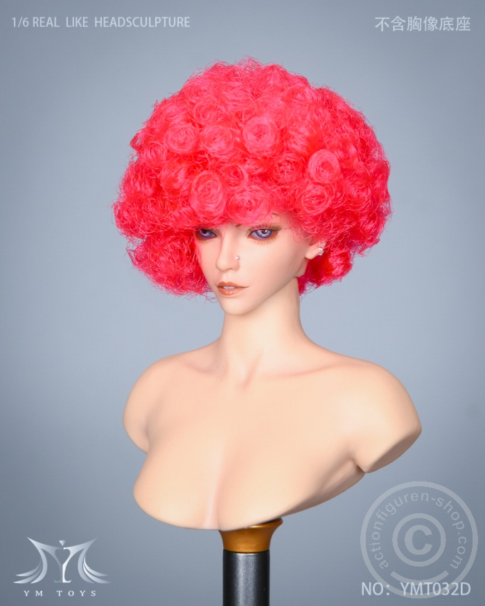 Head - w/ pink-afro Hair