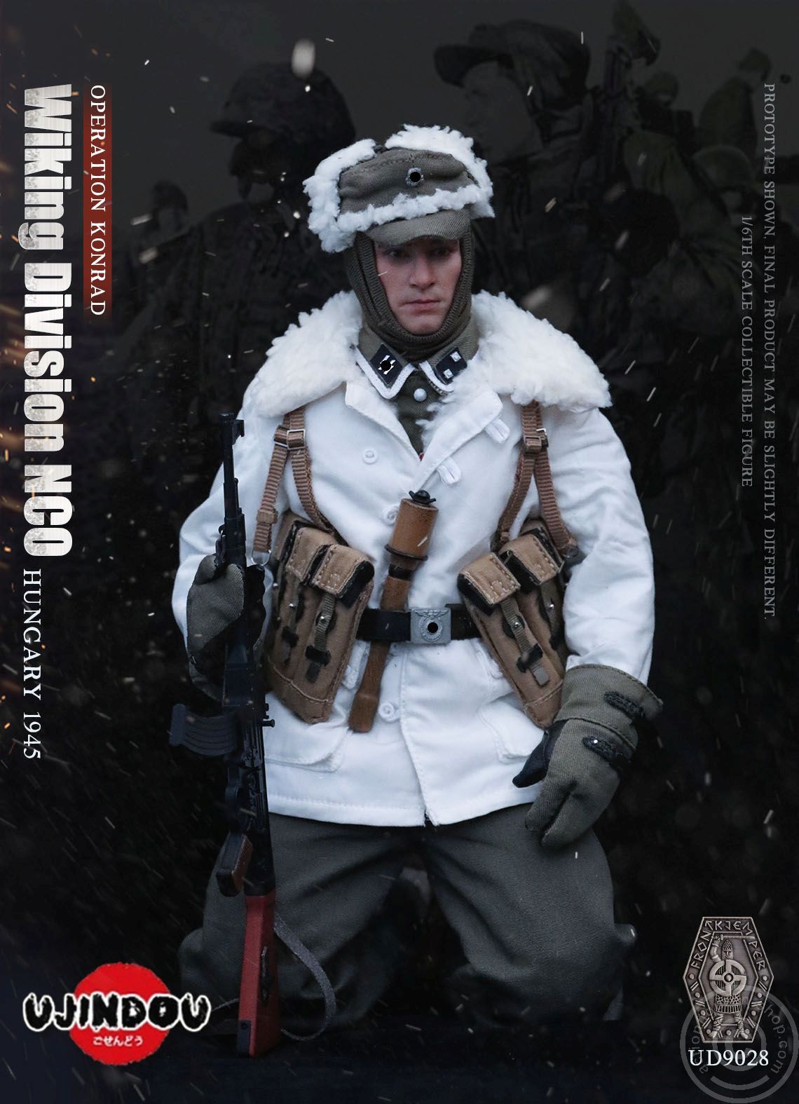 Wiking Division - NCO Operation Konrad - Hungary 1945 - leicht beschädigte Box - Wiking Division - NCO Operation Konrad - Hungary 1945 - leicht beschädigte Box -