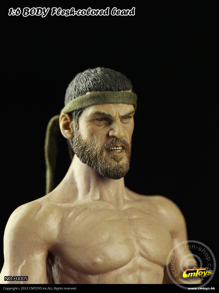 CMTHJ005-02 Muskel Body w/ Head - Caucasian