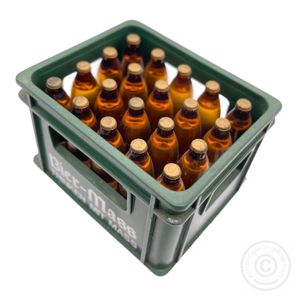 Beer Crate with 20 Bottles - in 1/6 scale Beer Crate with 20 Bottles - in 1/6 scale