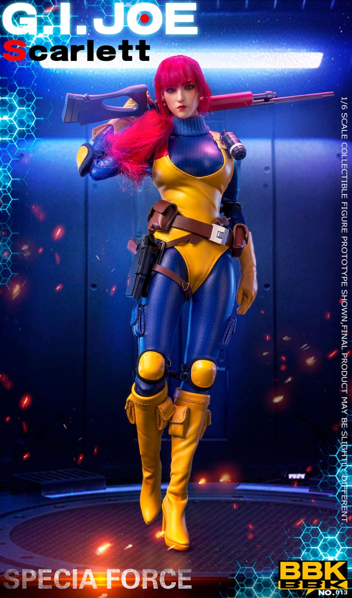 BBK013-03 Scarlett - GI-Joe Red Head Mannequin