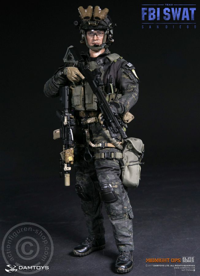 【ウェイン】1/6 SWATとnight ops jumper 2体セット Monkey Depot - Boxed Figure: Mini Times SWAT (MT-M024)
