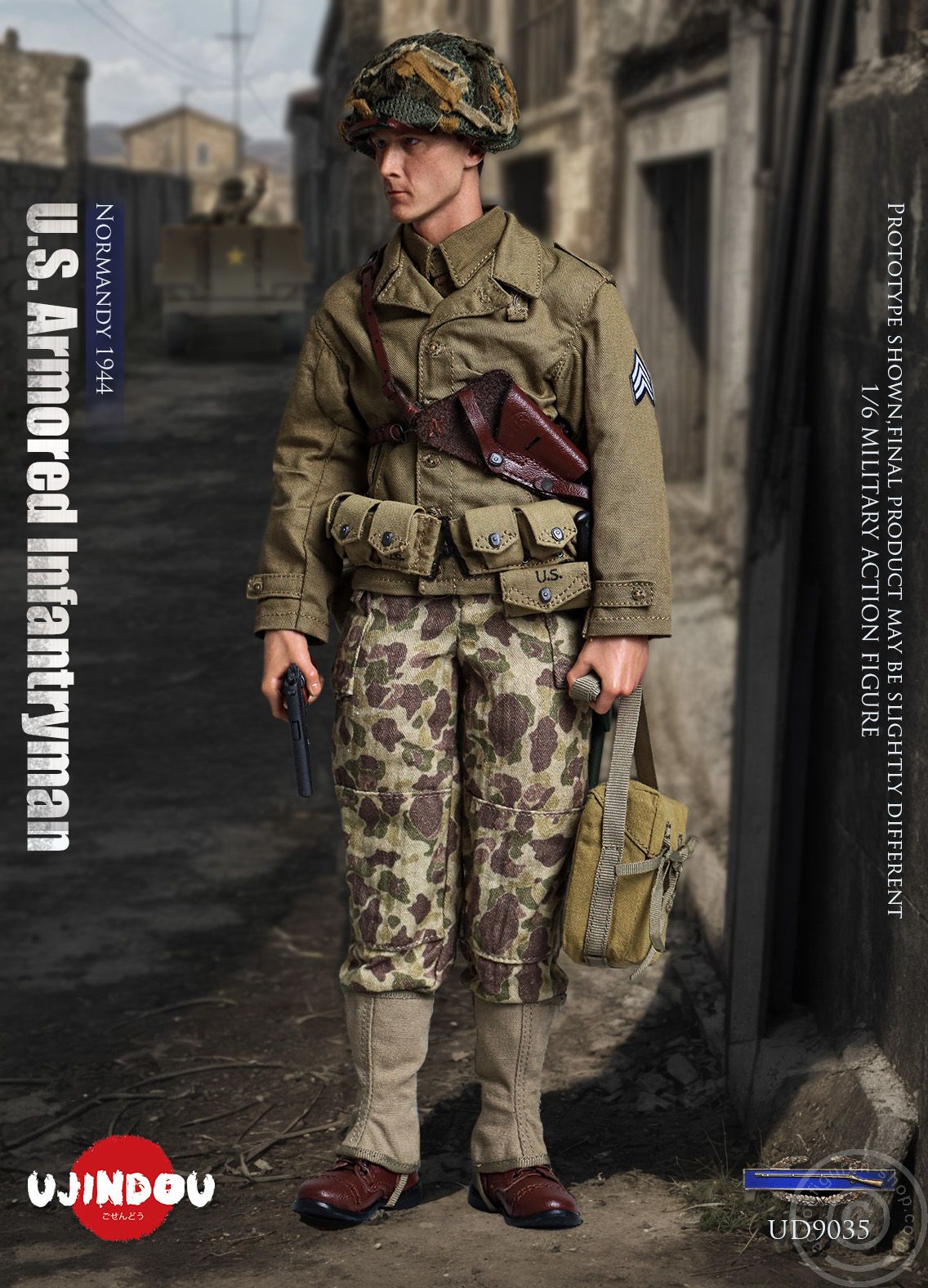 WWII U.S. 2nd Armored Division - Infantryman - Normandy 1944 WWII U.S. 2nd Armored Division - Infantryman - Normandy 1944