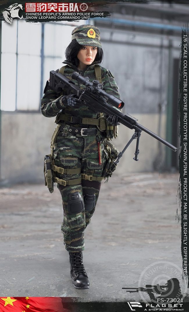 FS73021-18uKil28MVBT76H PLA - Snow Leopard Commando Unit - Female Sniper
