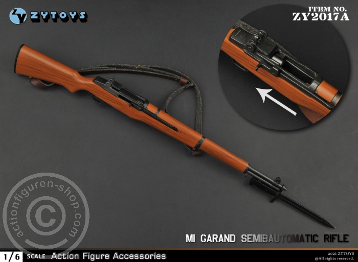 ZY2017A-04 M1 Garand Rifle - w/ accessories