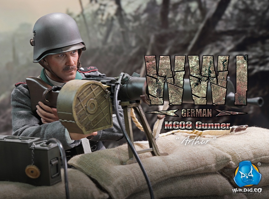 Arthur - WWI German MG08 Machine Gunner – in 1/6 scale Arthur - WWI German MG08 Machine Gunner – in 1/6 scale