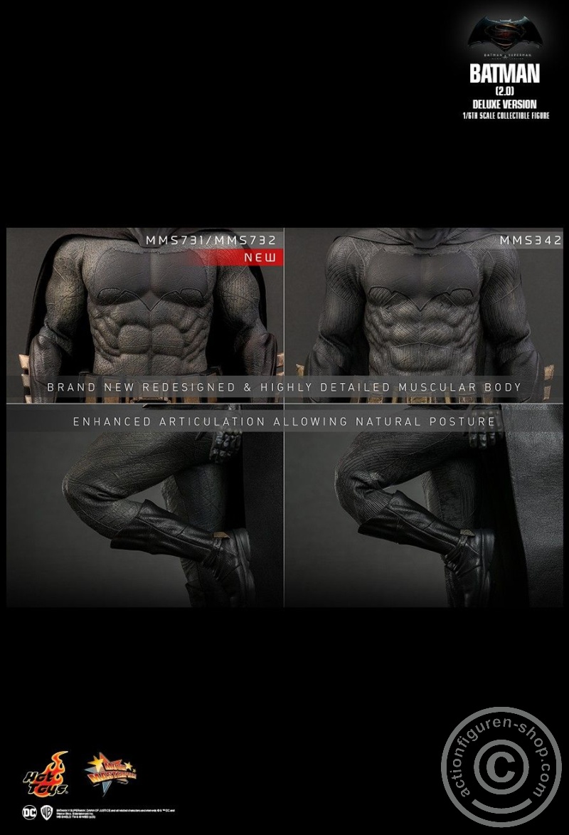 Batman v Superman: Dawn of Justice - 1/6th scale Batman (2.0) - (Deluxe Version) - MMS732 Batman v Superman: Dawn of Justice - 1/6th scale Batman (2.0) - (Deluxe Version) - MMS732