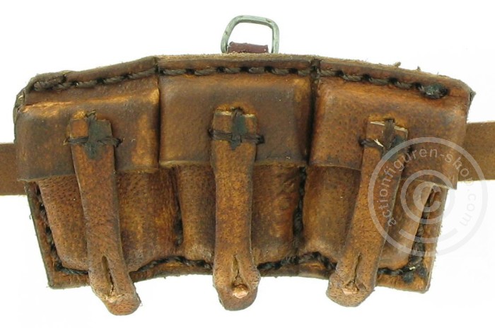 ZH001-01MetJYTVTc3vqK k98 Munitionstaschen Set - echt Leder - Braun