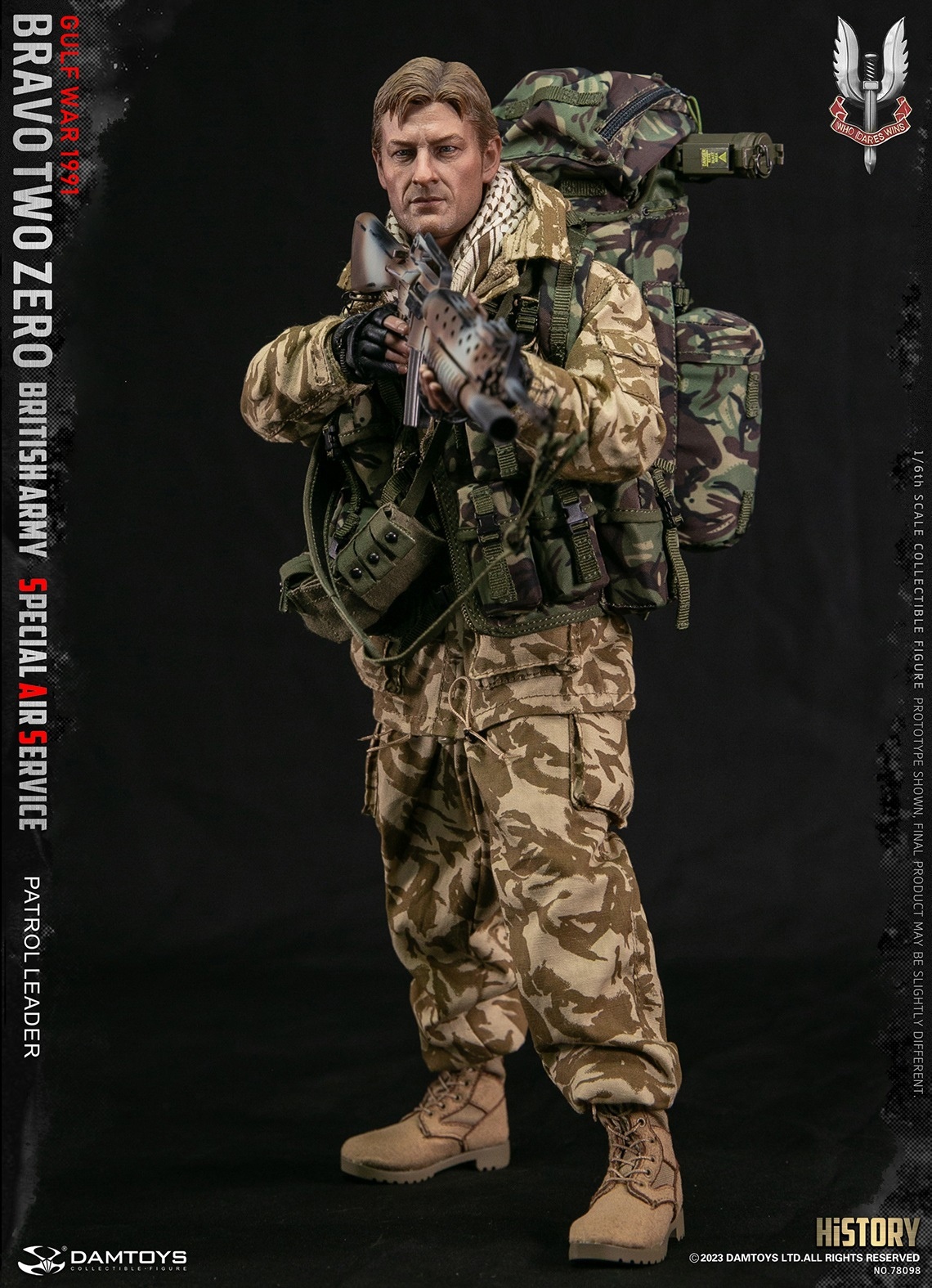 Bravo Two Zero - British Army Special Air Service (SAS) Patrol Leader - Gulf War 1991 - in 1/6 scale Bravo Two Zero - British Army Special Air Service (SAS) Patrol Leader - Gulf War 1991 - in 1/6 scale