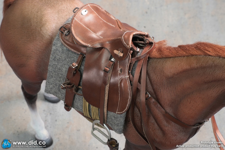 German WWII Brown War Horse (Standing) - in 1/6 scale