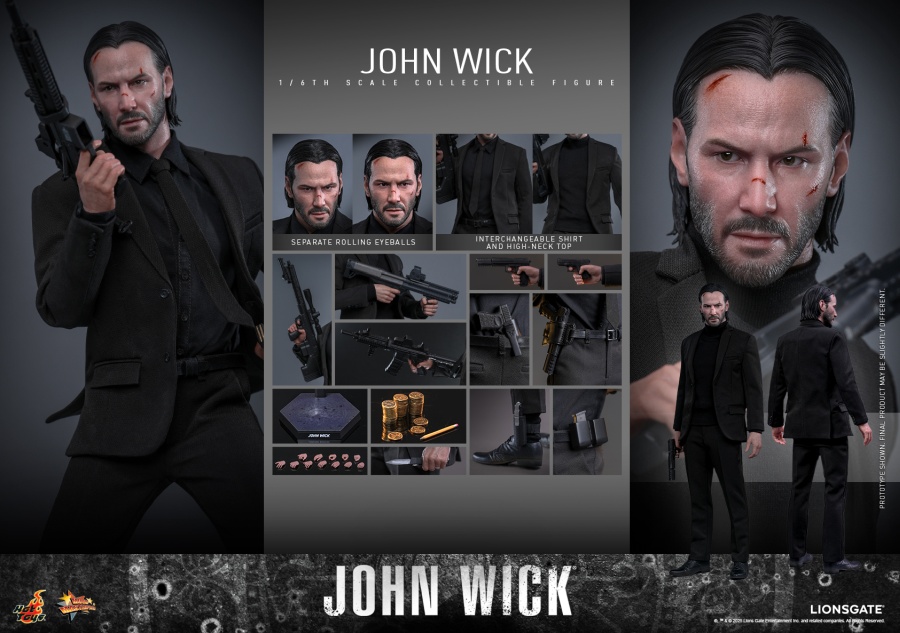 Hot Toys – MMS832 - John Wick - 1/6th scale John Wick Collectible Figure Hot Toys – MMS832 - John Wick - 1/6th scale John Wick Collectible Figure