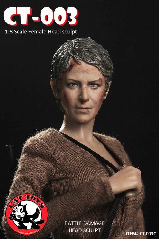 Carol - TWD - Battle Damaged Head