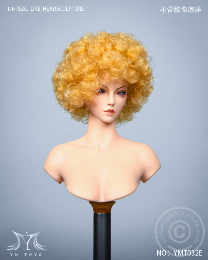 Head w/ blond-afro Hair