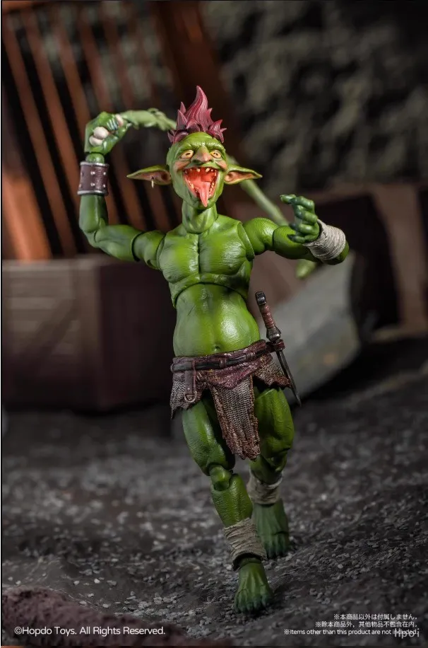 Mohawk Goblin Movable Figure - in 1/12 scale