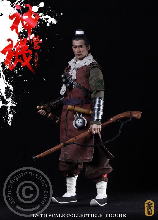 KLG001-034AVc1spvd2iOI Wanli Korean War Figure - Shenjiying Musketeer