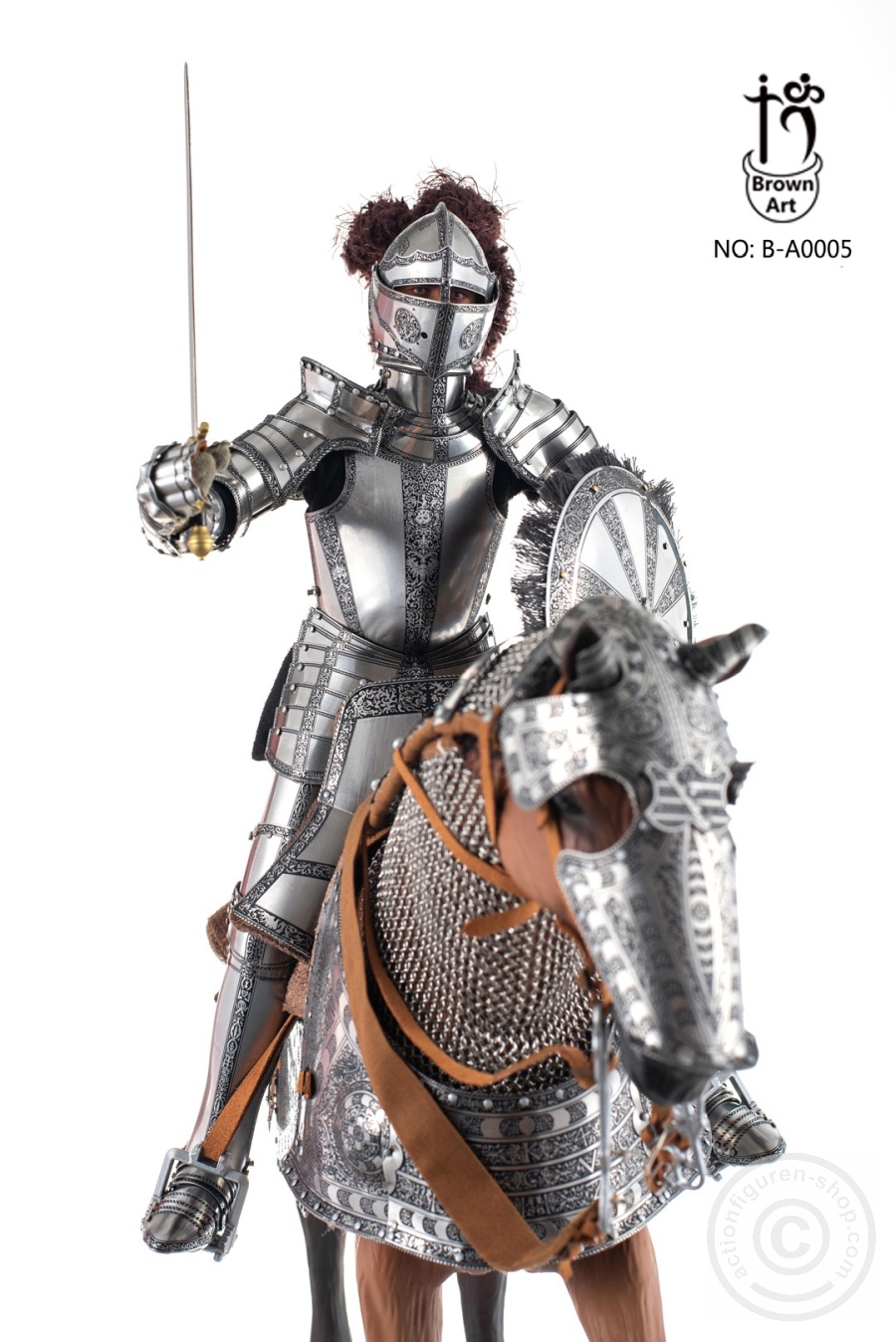 Horse in Full Armor - made for Duke of Saxony-Coburg (1548) - in 1/6 scale
