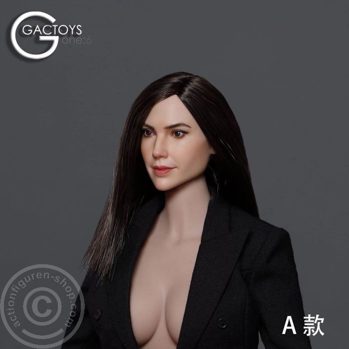 Female Head - Gal - long black Hair Female Head - Gal - long black Hair