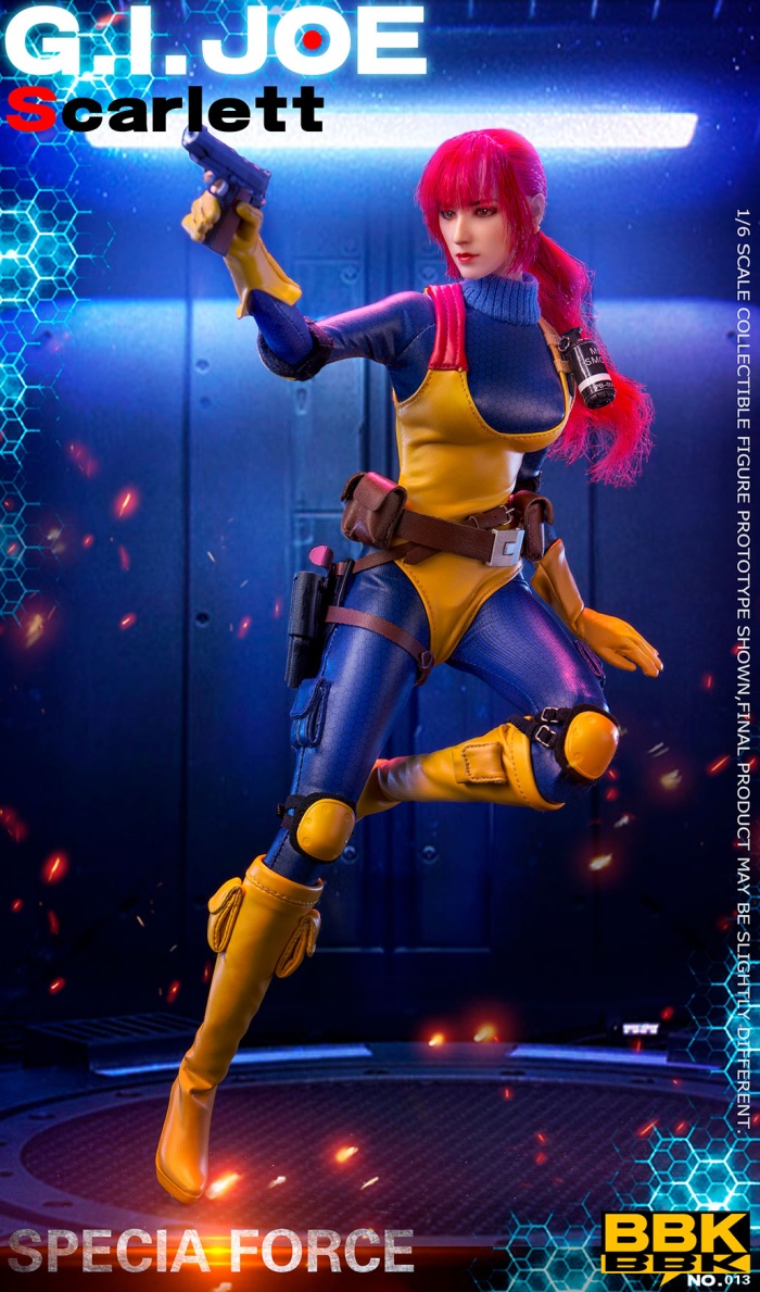 BBK013-08 Scarlett - GI-Joe Red Head Mannequin