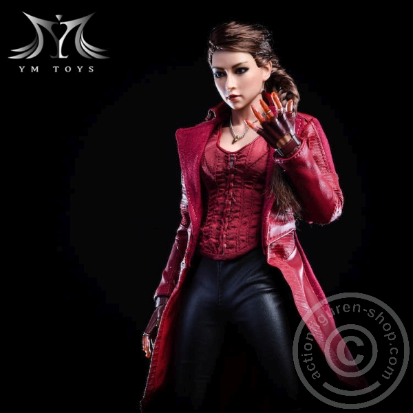 Kopf - braune Haare - langer Zopf