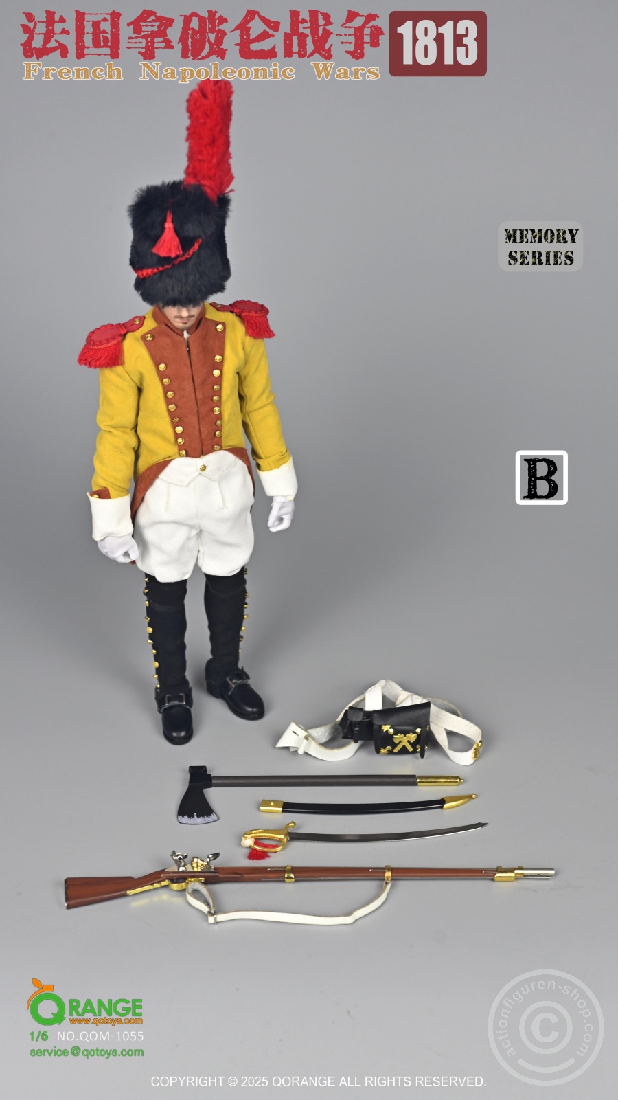 Napoleonic Wars - France 1813 Accessory Set - Set B - in 1/6 scale Kopie