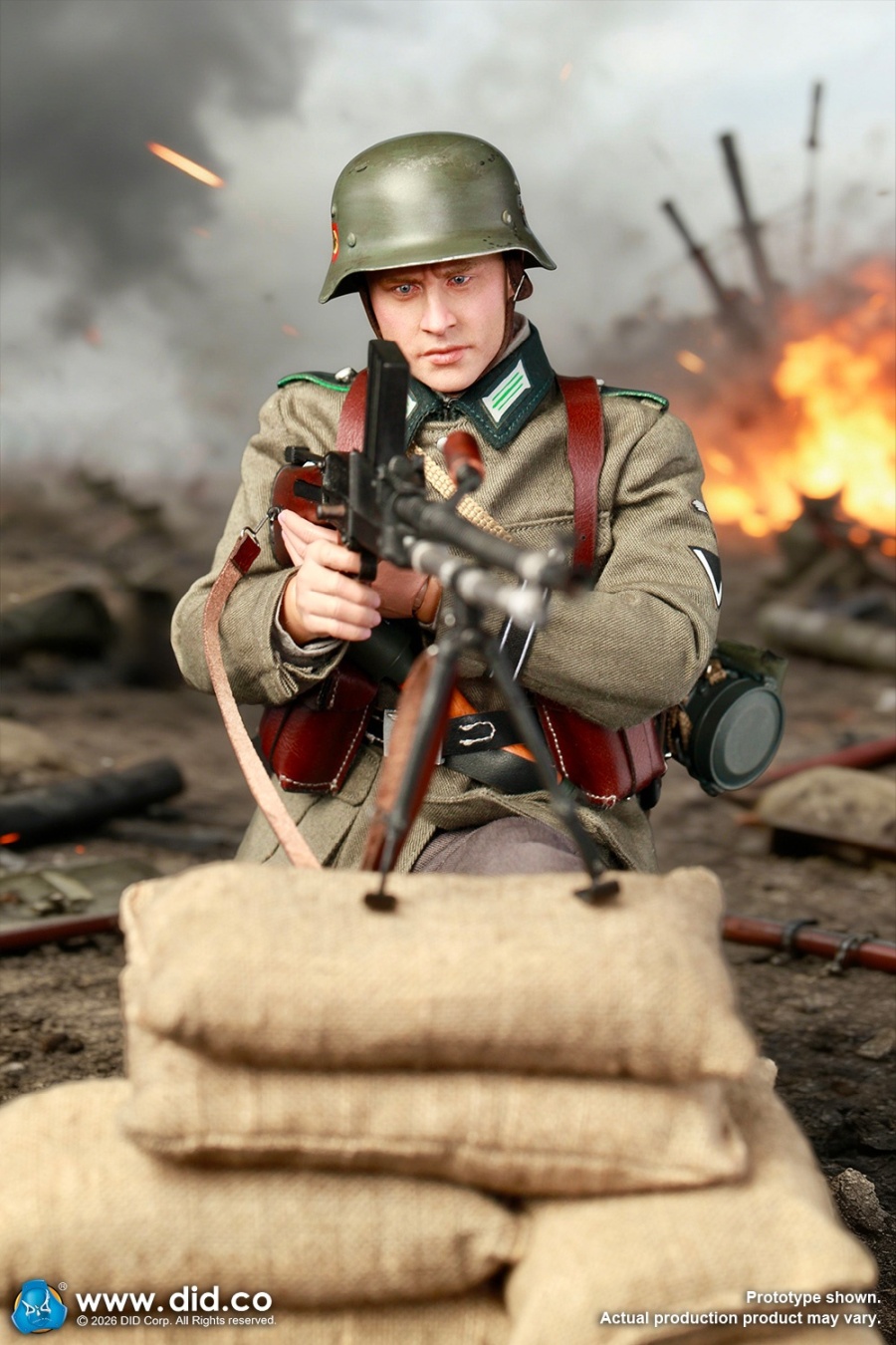 Friedrich - WWII German SS Polizei-Division ZB30 Gunner - in 1/6 scale