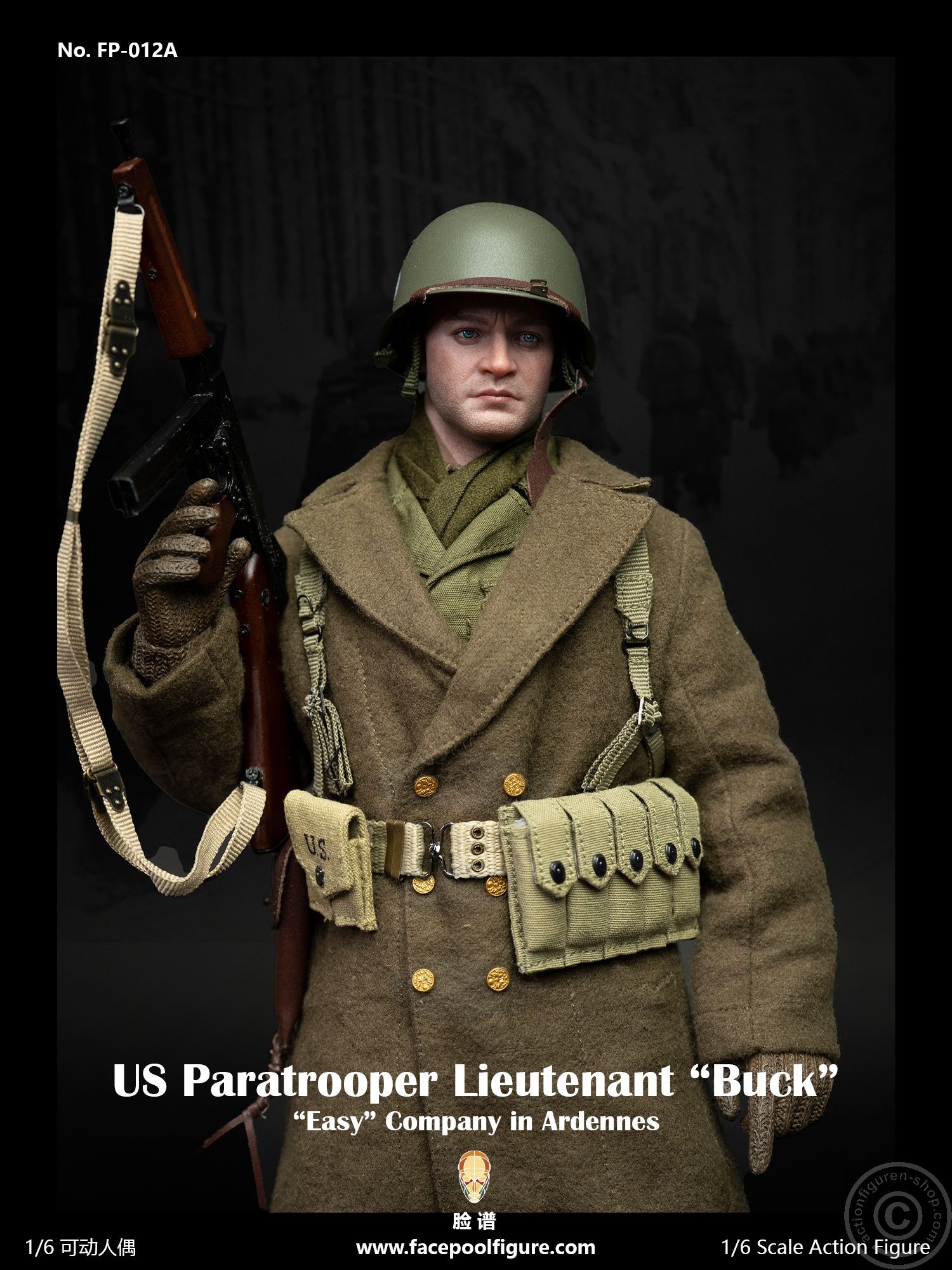 WWII U.S. Paratrooper - Lieutenant Buck - Easy Company - Winter Uniform WWII U.S. Paratrooper - Lieutenant Buck - Easy Company - Winter Uniform