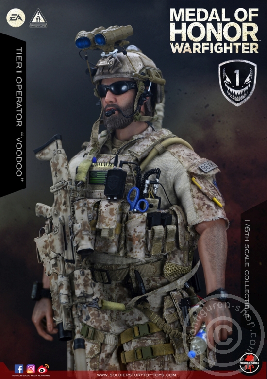 SST106-25 Medal Of Honor Navy SEAL Tier One - Operator "Voodoo"
