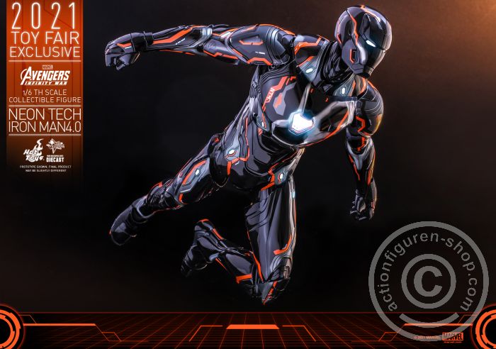 608383-13 Avengers Infinity War - Neon Tech Iron Man 4.0 - Exclusive - MMS597D39