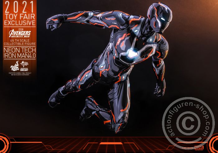 Avengers Infinity War - Neon Tech Iron Man 4.0 - Exclusive