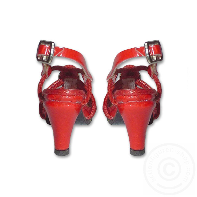 NTRSHH-03 Red Straps High Heel Shoes