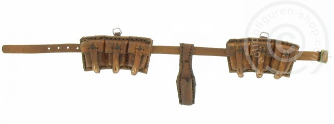 k98 Munitionstaschen Set - echt Leder - Braun