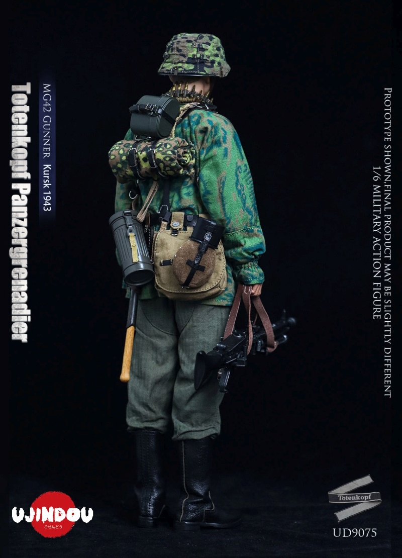 WWII Totenkopf Panzergrenadier - MG42 Gunner Kursk 1943 - in 1/6 scale
