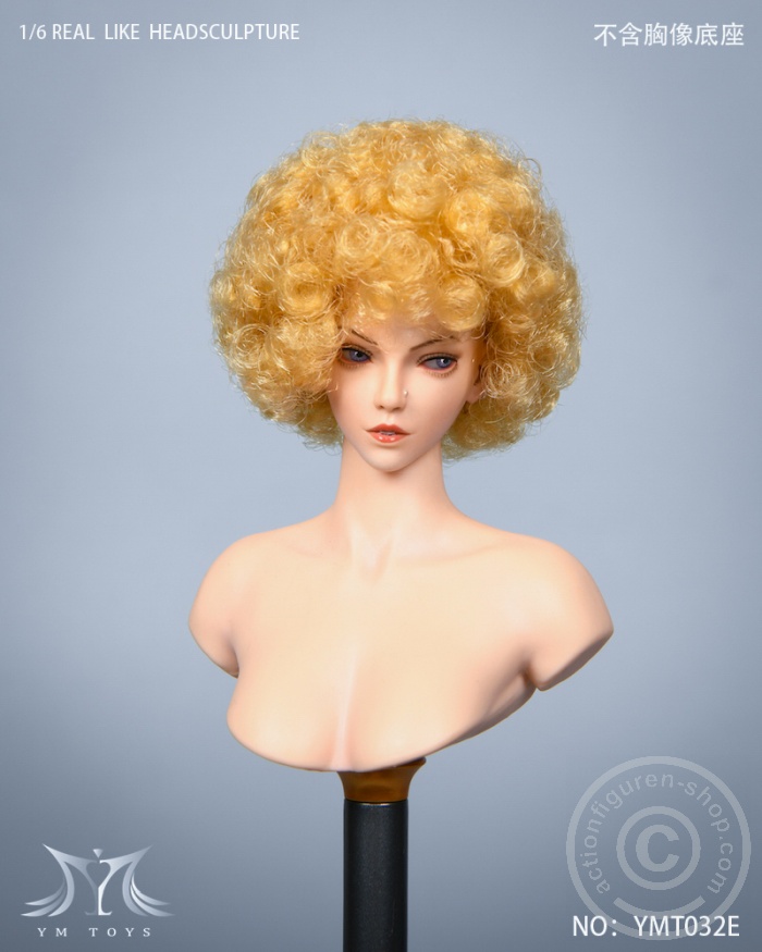 Head w/ blond-afro Hair