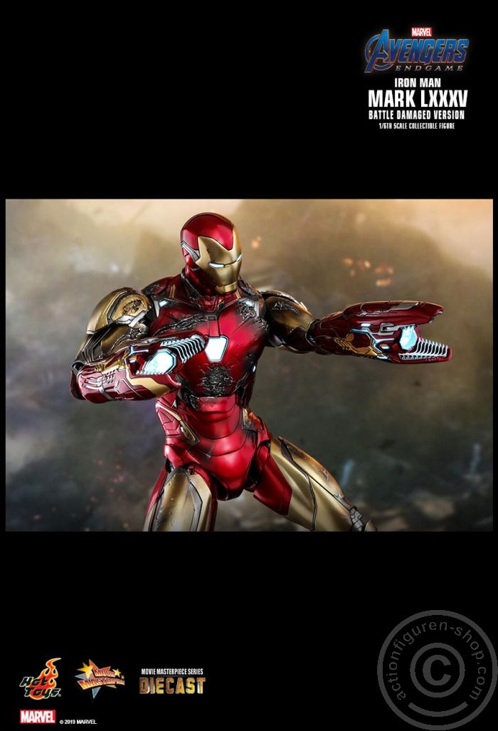 Avengers: Endgame - Iron Man Mark LXXXV (Battle Damaged Version) - MMS543D33 Avengers: Endgame - Iron Man Mark LXXXV (Battle Damaged Version) - MMS543D33