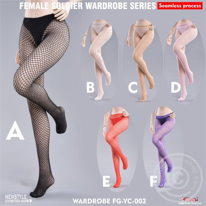 Seamless Mesh Pantyhose - Female Wardrobe Series