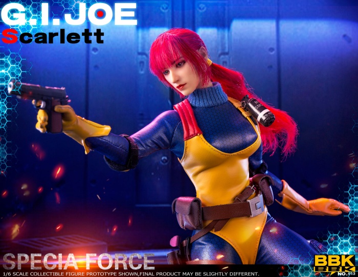 Scarlett - GI-Joe Red Head Mannequin