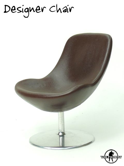 Designer Chair - dark-brown