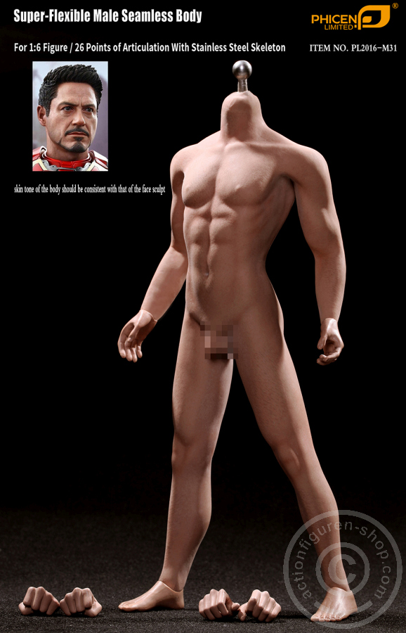 Super Flexibel Male Seamless Body