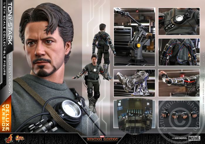 Iron Man - Tony Stark (Mech Test Version) - Deluxe Version - MMS582
