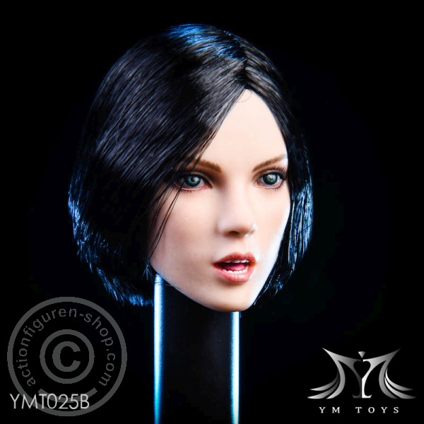 Kopf - black short Hair