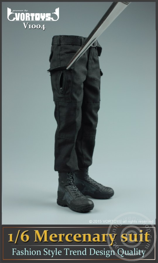 Mercenaries - Black Stealth Suit Set