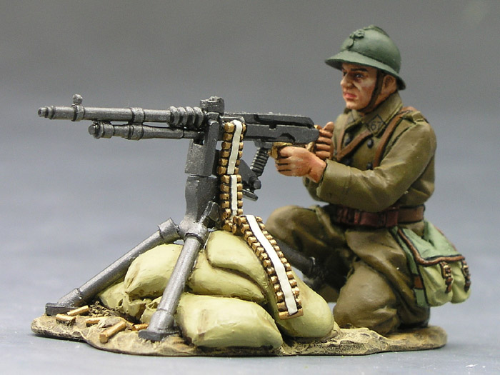 French Poilu Machine Gunner