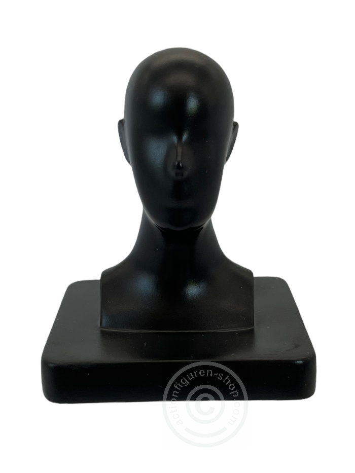 Bust12-02 Mannequin Head Stand - black
