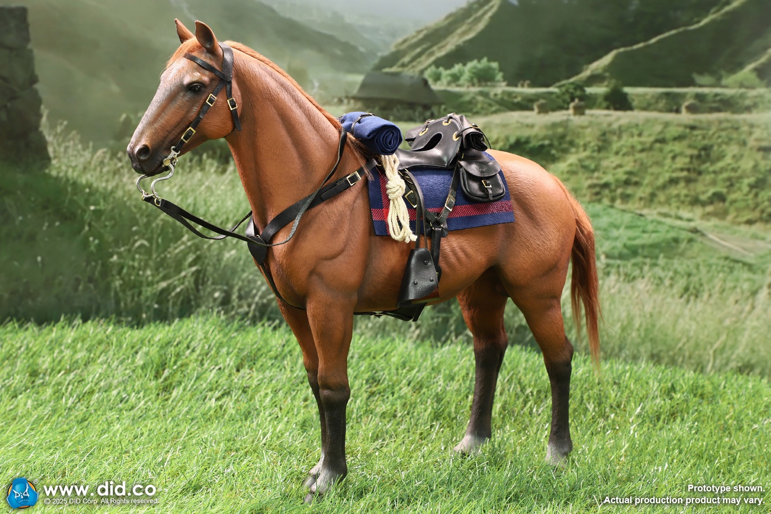 Brown-Red War Horse (Standing) US Army Cavalry - 1/6 scale Brown-Red War Horse (Standing) US Army Cavalry - 1/6 scale