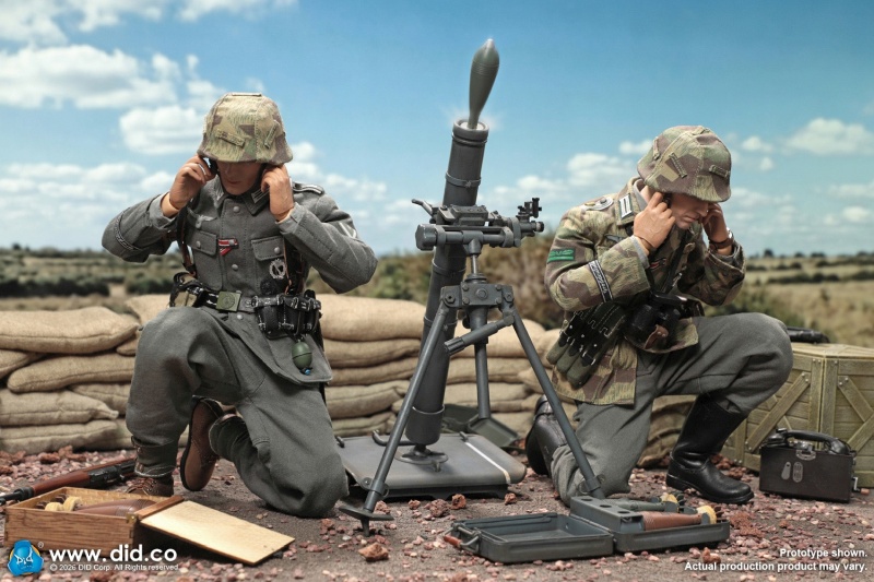 Bruno - WWII German GD Infantry Mortarman - in 1/6 scale