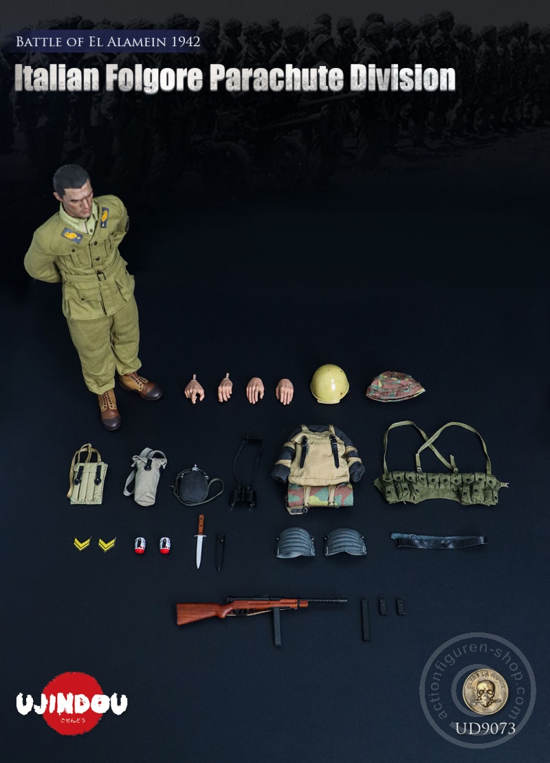 Italian Folgore Parachute Division - Battle of El Alamein 1942 - in 1/6 scale