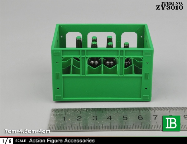 ZY3010B-02 Beer Crate with 6 Bottles