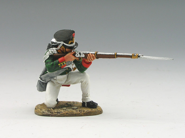 Russian Guards: 'Preobrajenski Regt' Kneeling Firing