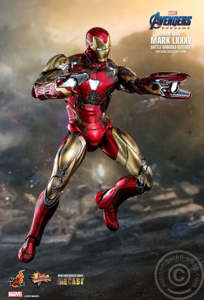 Avengers: Endgame - Iron Man Mark LXXXV (Battle Damaged Version) - MMS543D33 Avengers: Endgame - Iron Man Mark LXXXV (Battle Damaged Version) - MMS543D33